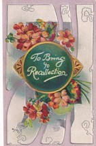 Friendship Flowers Advertising Postcard To Bring To Recollection - $2.99