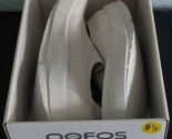 Oofos OOmg eeZee Low Slip-On Shoes Knit White On White Men’s Size 9.5 NWT - $70.11