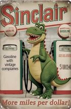 Sinclair  Retro Vintage Gas Gasoline Oil Sign 8x12 inches Station uwm - $34.84 CAD