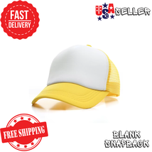 Christmas Sale Snapback Mesh Hat Perfect for Outdoors and Daily Wear YELLOW - €30,11 EUR
