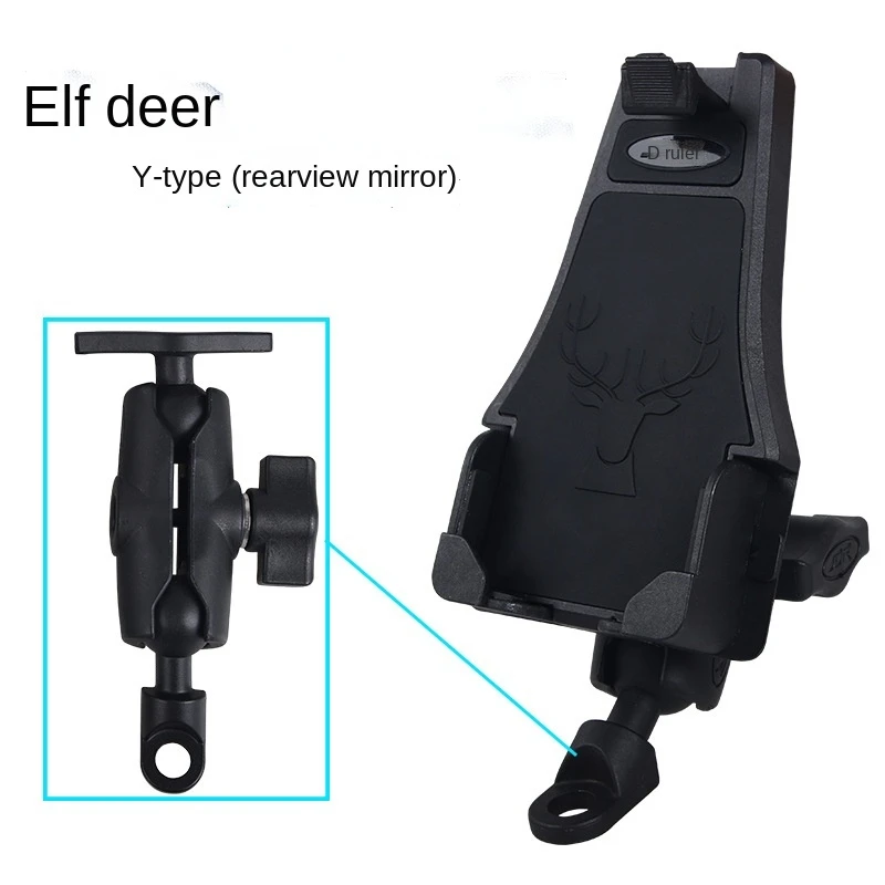 Ycle handlebar rear view mirror mobile phone bracket holder stand for devices between 4 thumb200