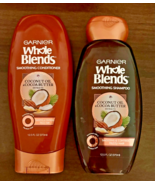 Garnier Whole Blends Coconut Oil &amp; Cocoa Butter Shampoo Conditioner Set ... - $15.83