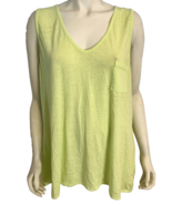 Athleta Neon Green V Neck Sleeveless Athletic Top Size 2X - €20,10 EUR