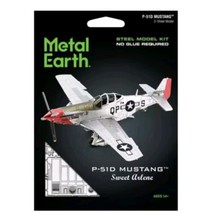 Metal Earth P51-D Mustang Steel 3D Model Kit, Tuskegee Airmen, Sweet Arlene - £7.81 GBP