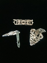  Vintage 30s Art Deco rhinestone duette (brooch and fur clips) image 6