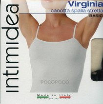 Camisole Top Narrow Shoulder Women&#39;s Seamless Microfibre Intimidea Virginia - £6.06 GBP