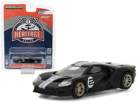 2017 Ford GT Black #2 - Tribute to 1966 Ford GT40 MK II #2 Racing Heritage S... - £12.39 GBP