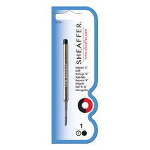 Sheaffer Fine K Metal Single Ballpoint Pen Refill - Black - £15.85 GBP