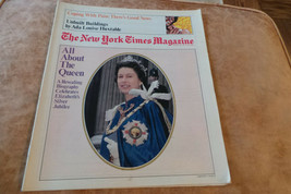 New York Times Magazine Queen Elizabeth; Calvin Klein; Palestinan State Jan 1977 - £26.89 GBP