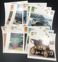 Lot of 29 Vintage Fiat Italian Atlas Editions Classic Cars Info Spec Car... - £7.46 GBP