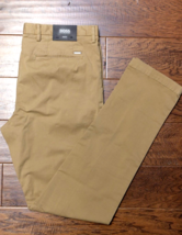 HUGO BOSS Hommes Kaito Étroit Extensible Coton Moyen Beige Pantalon Chino 38R Ue - £48.41 GBP