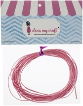 Dress My Crafts Satin Ribbon Twine 3m-Pink - $6.44