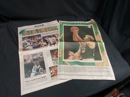 Boston Globe TRIBUTE To The &#39;86 - 87 CELTICS June 16 1987 Larry Bird, McHale  - £11.03 GBP