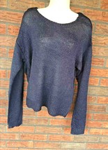 Cross Back Sweater Medium Open Long Sleeve Lightweight Pullover Cardigan NWT - £6.10 GBP