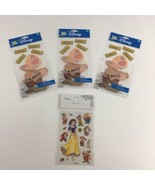 Disney Princess Snow White Seven Dwarfs Sticker Sheets Dimensional Sneezy  - $26.95 CAD