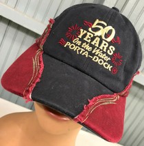 Porta-Dock Minnesota 50 Years On Water Retro Adjustable Baseball Cap Hat  - £11.64 GBP