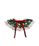 Anywags Pet Collar Green Santa Hat Christmas Lace Silk Ribbon Scarf Dog ... - €23,50 EUR+