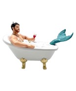 December Diamonds merman male mermaid Mr Bubbles bathtub 2025 in stock - $44.99