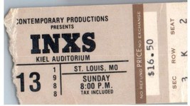 Inxs Ticket Stub March 13 1988 St.Louis Missouri - $41.52