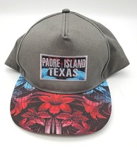 Padre Island Texas Hat Unisex Floral Bill Embroidered Front NWOT Jacobson - £8.18 GBP