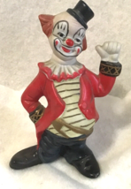 Vintage 1980 porcelian circus ringleader clown - £5.93 GBP