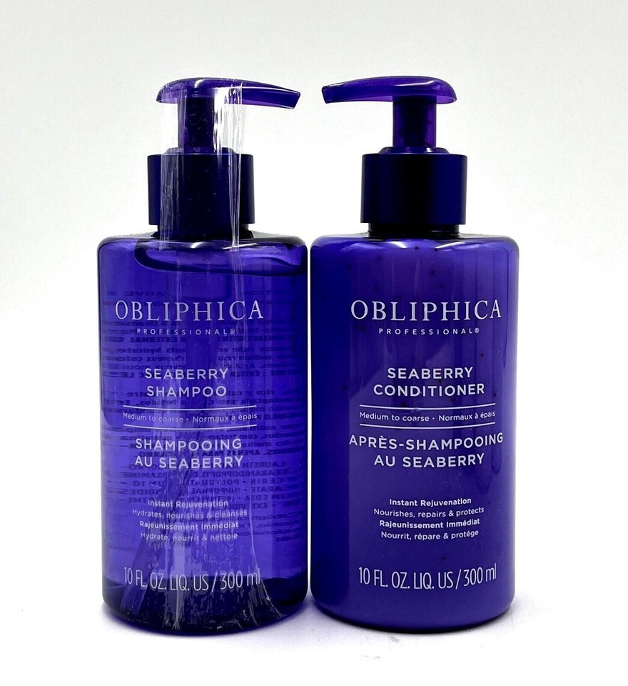 Obliphica Seaberry Shampoo &amp; Conditioner/Medium Coarse Hair 10 oz Duo - $47.65