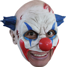 Clown Latex Mask W/BLUE Hair - £66.04 GBP