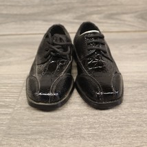Roberto Chillini Shoe B55860 Faux Leather Croco Print Oxford Black size ... - $30.67