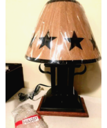 Candle mold Table Lamp with Star Shade - New - $89.99