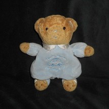 8&quot; Carter&#39;s Thank Heaven Little Boys Teddy Bear Rattle Stuffed Animal Plush Toy - £30.37 GBP