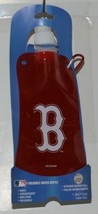 MLB Licensed Boston Red Sox Reusable Foldable Water Bottle - £10.15 GBP