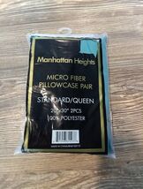 Jersey Knit Pillowcases 2. Blue Green Color Soft Breathable Bed Pillow C... - $8.90