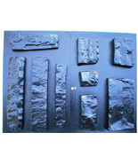 #OKL-04 Limestone Veneer Stone Molds(9) Make 100s of Concrete Stones for... - $99.95