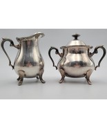 Vintage Towle Silverplate 2 Pc Creamer #2853 Sugar Bowl #2854 Set Rare - $103.02