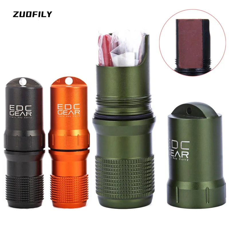 New Capsule CNC All Metal Waterproof Box Hiking Travel Sealed Storage Container - £13.81 GBP