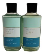 2X Bath & Body Works Aloe & Palm Shower Gel 10 oz Each - $24.95