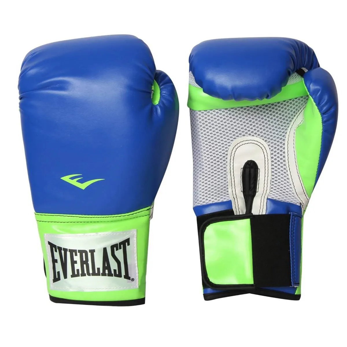 NEW Adult Everlast Pro Boxing Training Gloves 16 oz blue/green sparring ... - $29.95