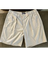 Vintage Polo Ralph Lauren Chino Shorts Mens 38 Beige Pleated 9.5” Inseam... - $28.05 CAD
