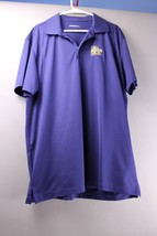 Lasalle University Polo Shirt Mens Size XL Purple Short sleeve Collar Bu... - £6.05 GBP