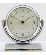Smiths Art Deco 1930s Chrome Wind-Up 30 Hour Table Clock - $125.14 CAD