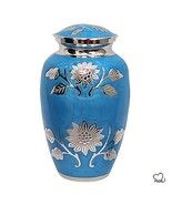 Sunflower Engraved Brass Cremation Urn- Funeral Urn for Human Ashes - $99.00