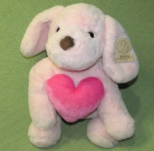 13&quot; Animal Adventure Pink Puppy Valentine Plush Stuffed Dog With Hang Tag 2020 - £17.98 GBP