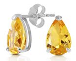 Galaxy Gold GG 14K Solid White Gold Natural Citrine Chandelier Earrings ... - $317.78