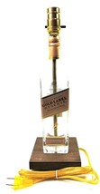 Johnnie Walker Gold Scotch Whiskey Liquor Bottle TABLE LAMP Light with Wood Base - £61.70 GBP