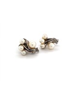 Mikimoto Estate Akoya Pearl Earrings Sterling Silver 5.75 mm 4.5 Grams M253 - €254,19 EUR