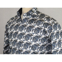 Men Shirt J.Valintin Turkey Usa 100% Egyptian Cotton Axxess Style A113-11 Blue image 11