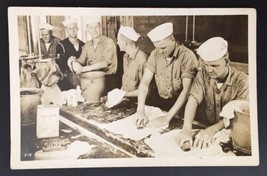 Postcard RPPC 1940s Navy Military sailors laundry wash day interior F-9 - £9.48 GBP