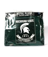 The Northwest Company Michigan State Super Sized Royal Plush Raschel Bla... - £62.26 GBP