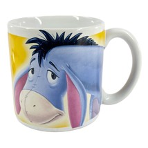 Disney Store Eeyore Ceramic Mug Winnie The Pooh Smile and Get it Over With 20oz - £7.70 GBP