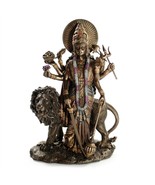 DURGA STATUE 11&quot; Hindu Divine Mother Goddess HIGH QUALITY Bronze Resin D... - £95.35 GBP